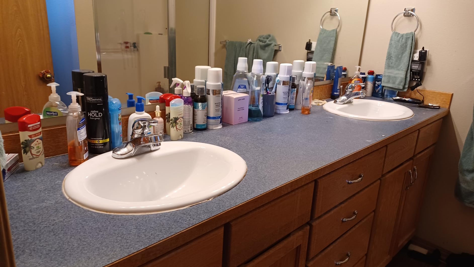 $6/mo - Finance Dorhors 2-Tier Corner Bathroom Counter Organizer,Vanity ...