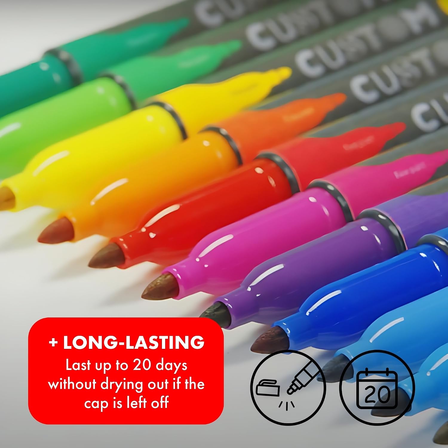 Maped Marker'Peps Permanent Fine Tip Markers x12 (734547)