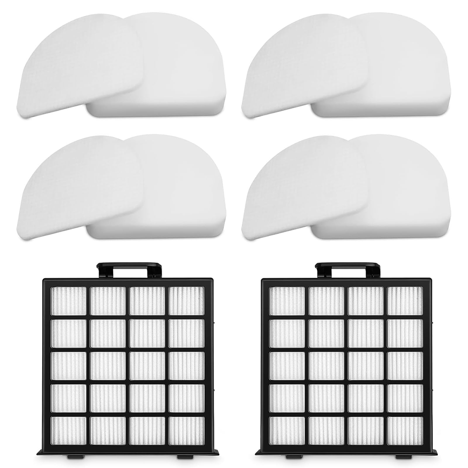 AZ4002 Ersatzfilter für Shark Power Detect Handstaubsauger AZ4000 AZ4002 AZ4000C, 1 Rollenbürste + 2 HEPA-Filter + 4 Schaumstoff- und Filzfilter + 4 Geruchsneutralisator-Kartuschen, 11 Stück
