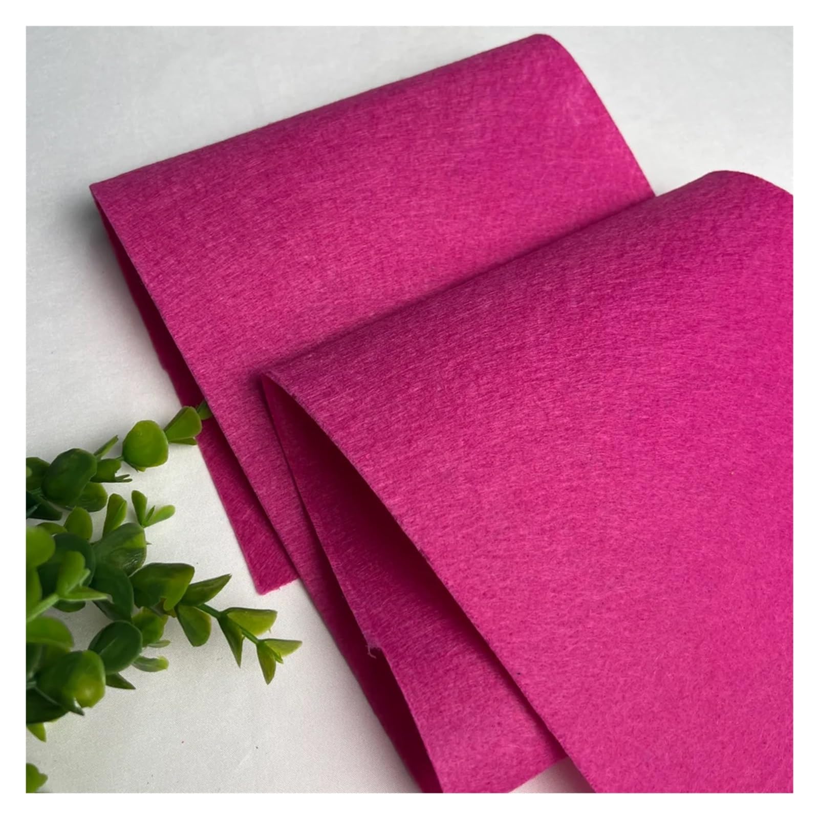 Feutrine Feuille de feutrine rigide 1/2/3 mètre, couleurs assorties, épaisse, idéale for vos projets couture et loisirs créatifs(Rose,100 x 85cm 1pc)