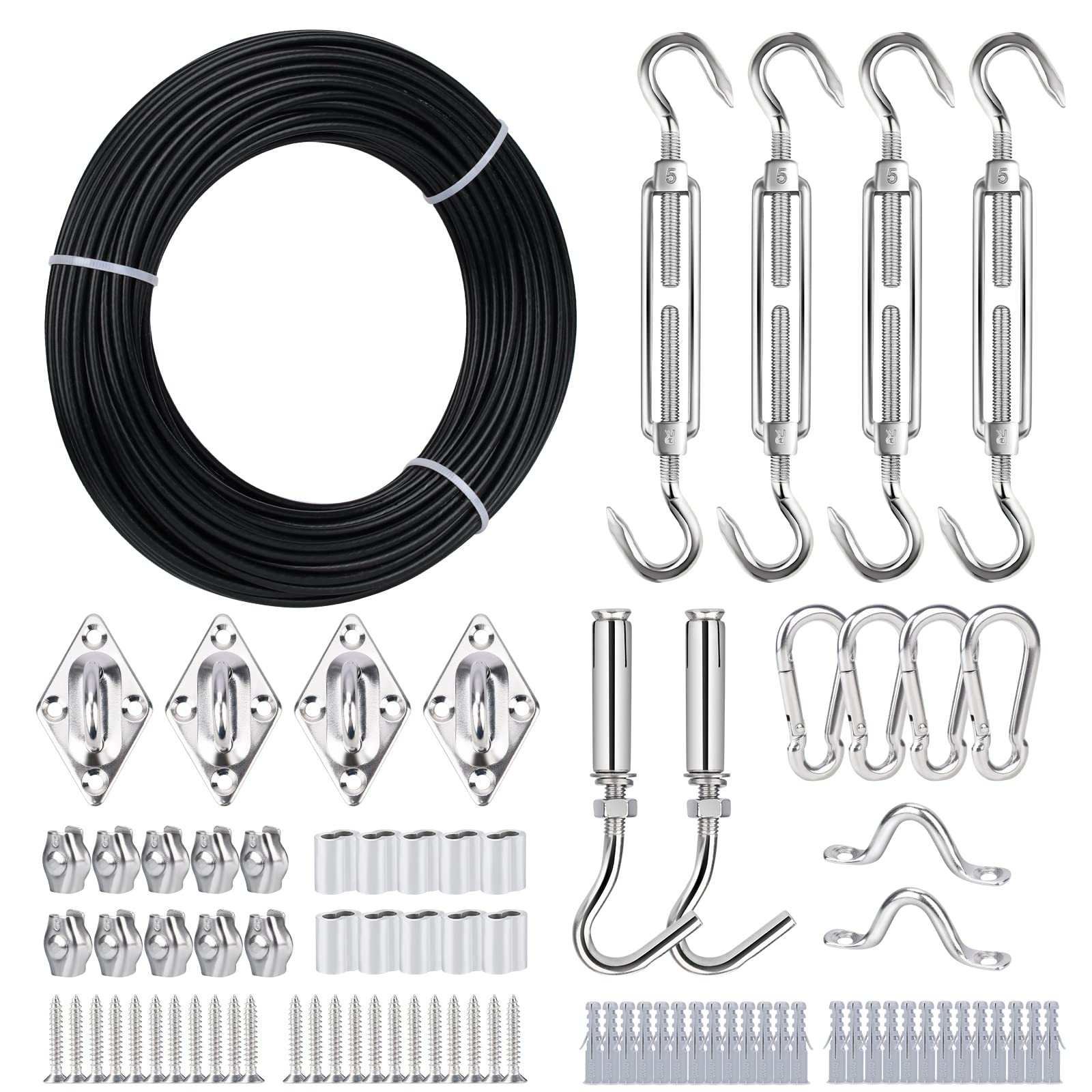 UITTG-164FT Black Vinyl-Coated 304 Stainless Steel Cable - View #6