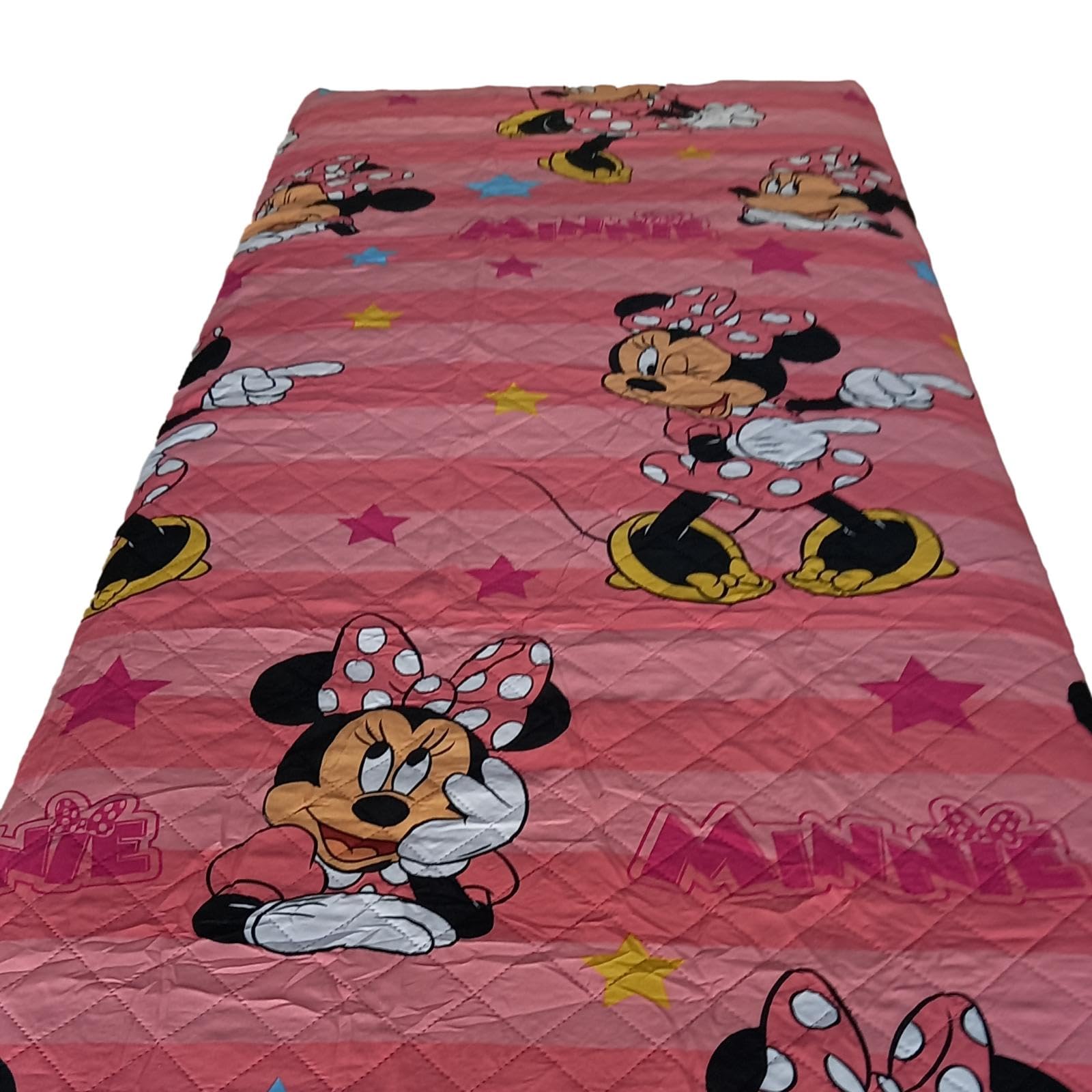 Trapuntino Singolo Primaverile Estivo Personaggi Cartoons Copriletto Trapuntato Leggero Bambini (Minnie)