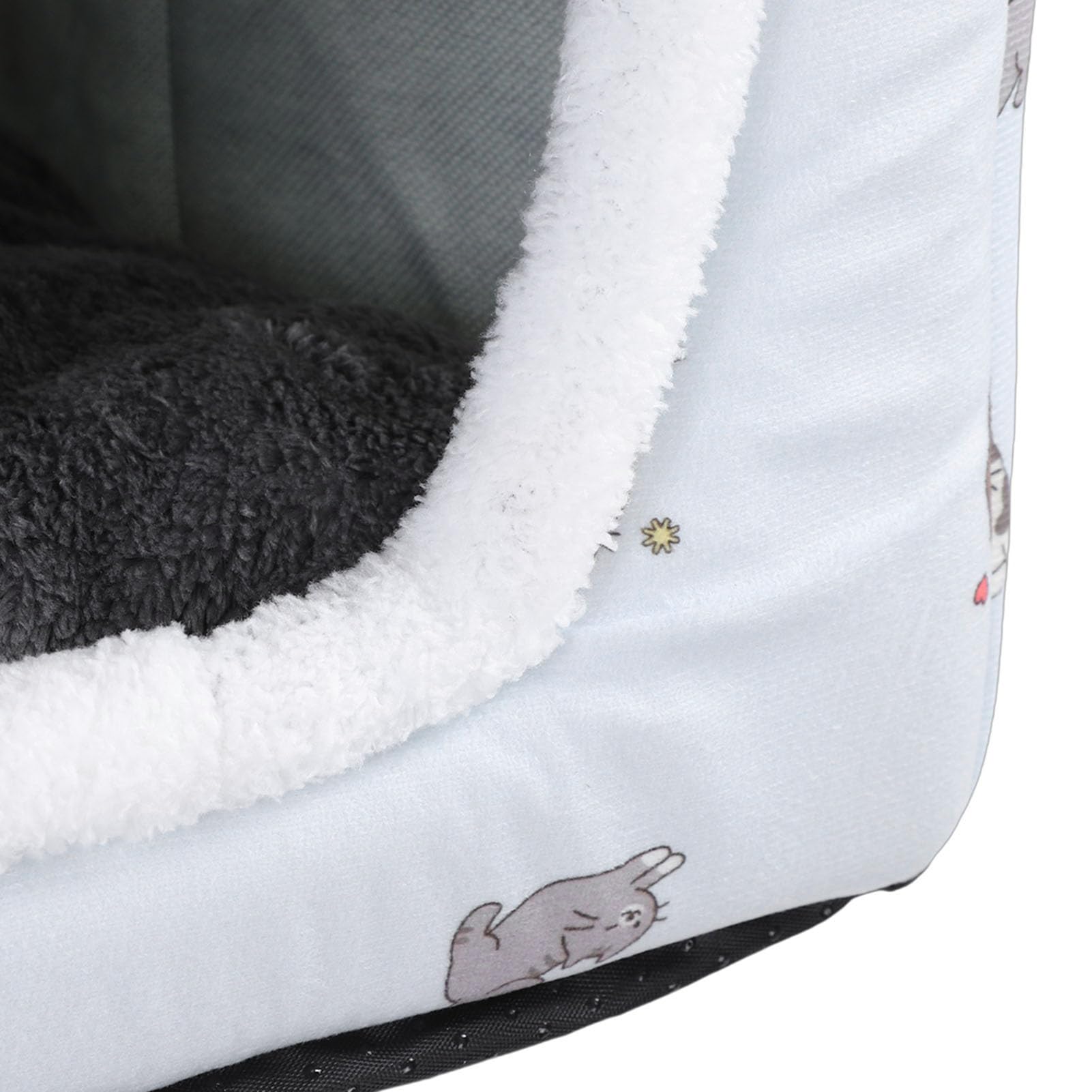Cuccia Chiusa per Gatti da Interno, Tenda Calda per Grotta per Animali Domestici con Cuscino Lavabile Rimovibile, Accogliente Rifugio per Gatti e Cani di Piccola Taglia, 14,96x14,17x14,17