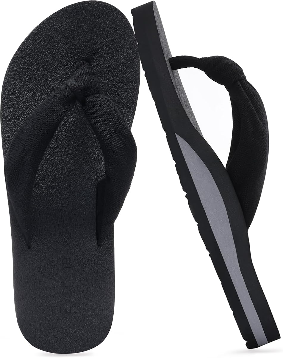 Evshine Women's Flip Flops, Yoga Mat Thong Sandals