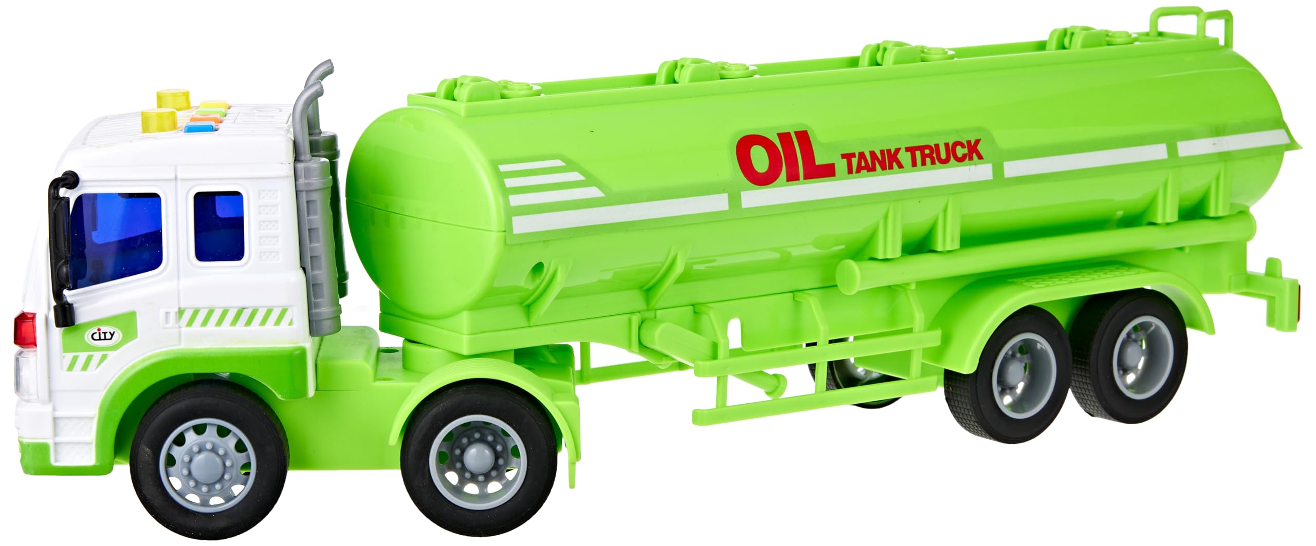 Game Force1:16 LNS Friction Oil Tank Trailer Truck Playset, Green
