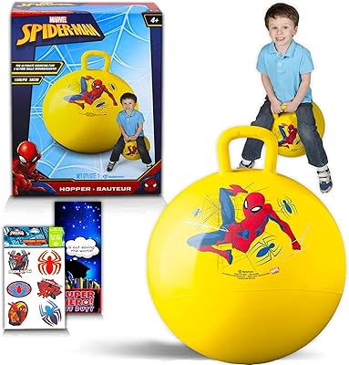Marvel Spiderman Hopper Ball Bundle - Includes Spiderman 15