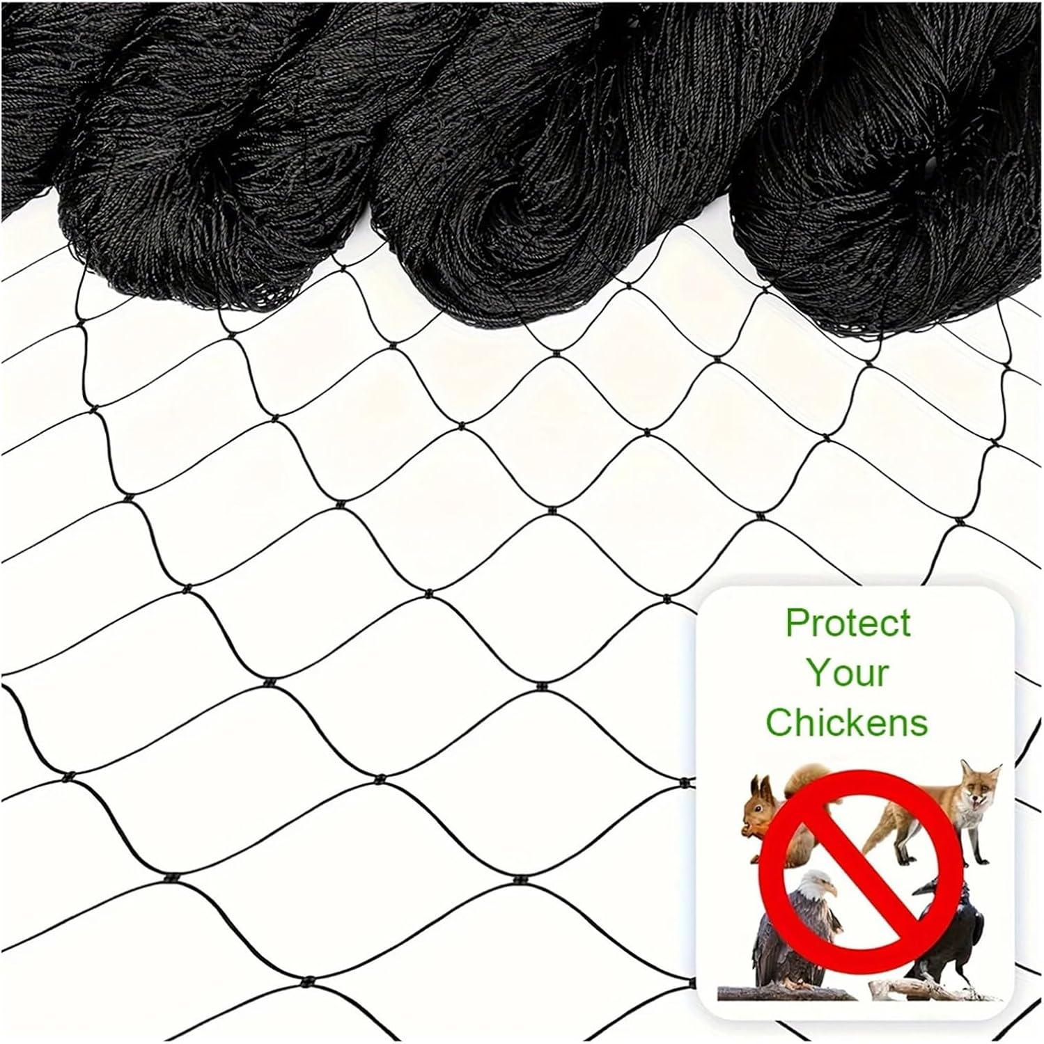 Nylon Anti Bird Netting Heavy Nylon Anti Bird Netting Garden Fence and Crops Protective Fencing Mesh Deer Cat Dog Chicken Fishing Net