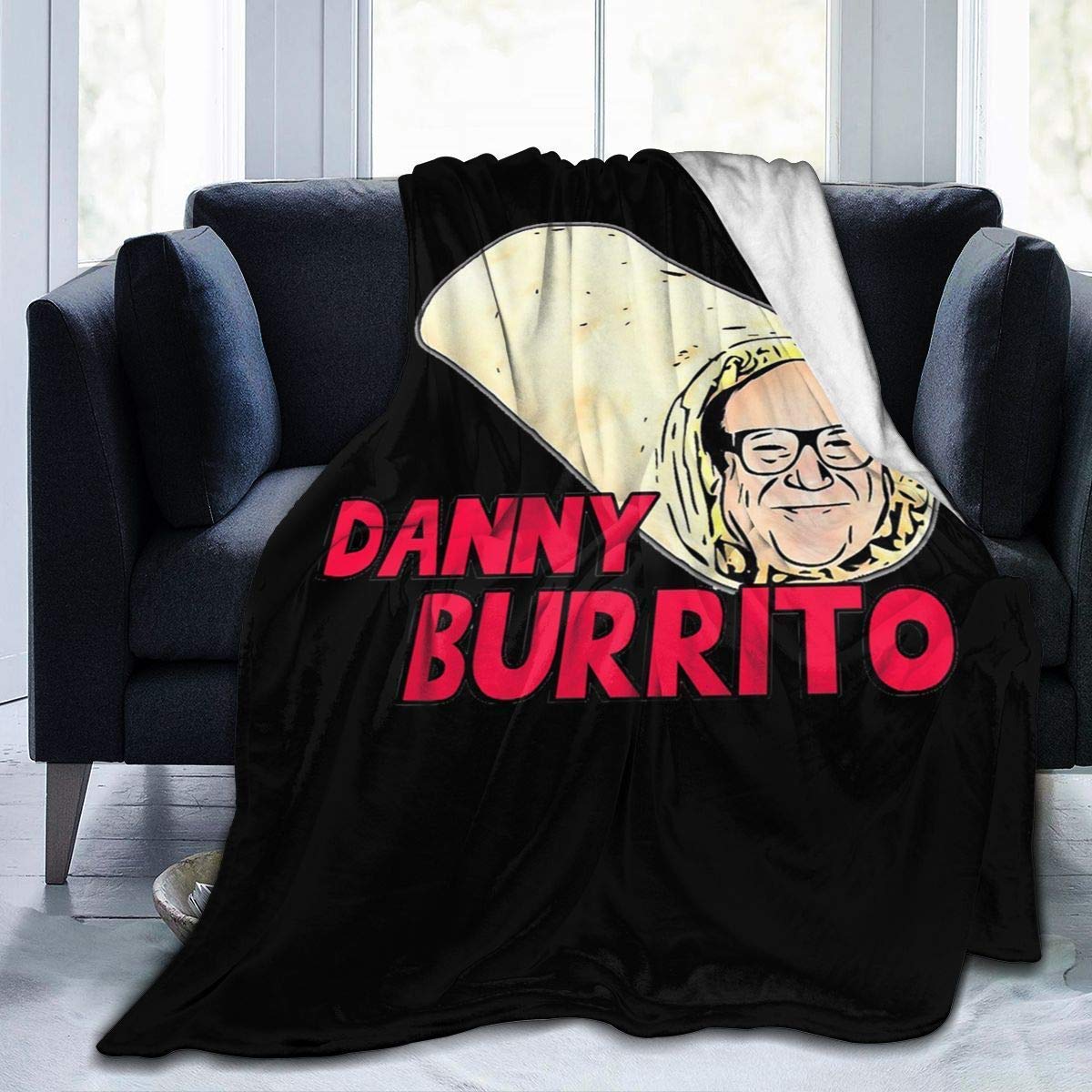 Engshi Danny Devito Comfort Warm Fluffy Plush Hypoallergenic Blanket for Bed Sofa Chair Autumn Winter Living Room
