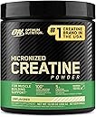 Optimum Nutrition Micronized Creatine Monohydrate Powder, Unflavored, 60 Servings, 300 Grams (Packaging May Vary)