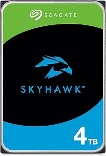 Seagate SkyHawk 4TB Surveillance HDD - 3.5" SATA 6Gb/s 64MB Cache for DVR NVR Cameras, Health Management & Rescue Recovery