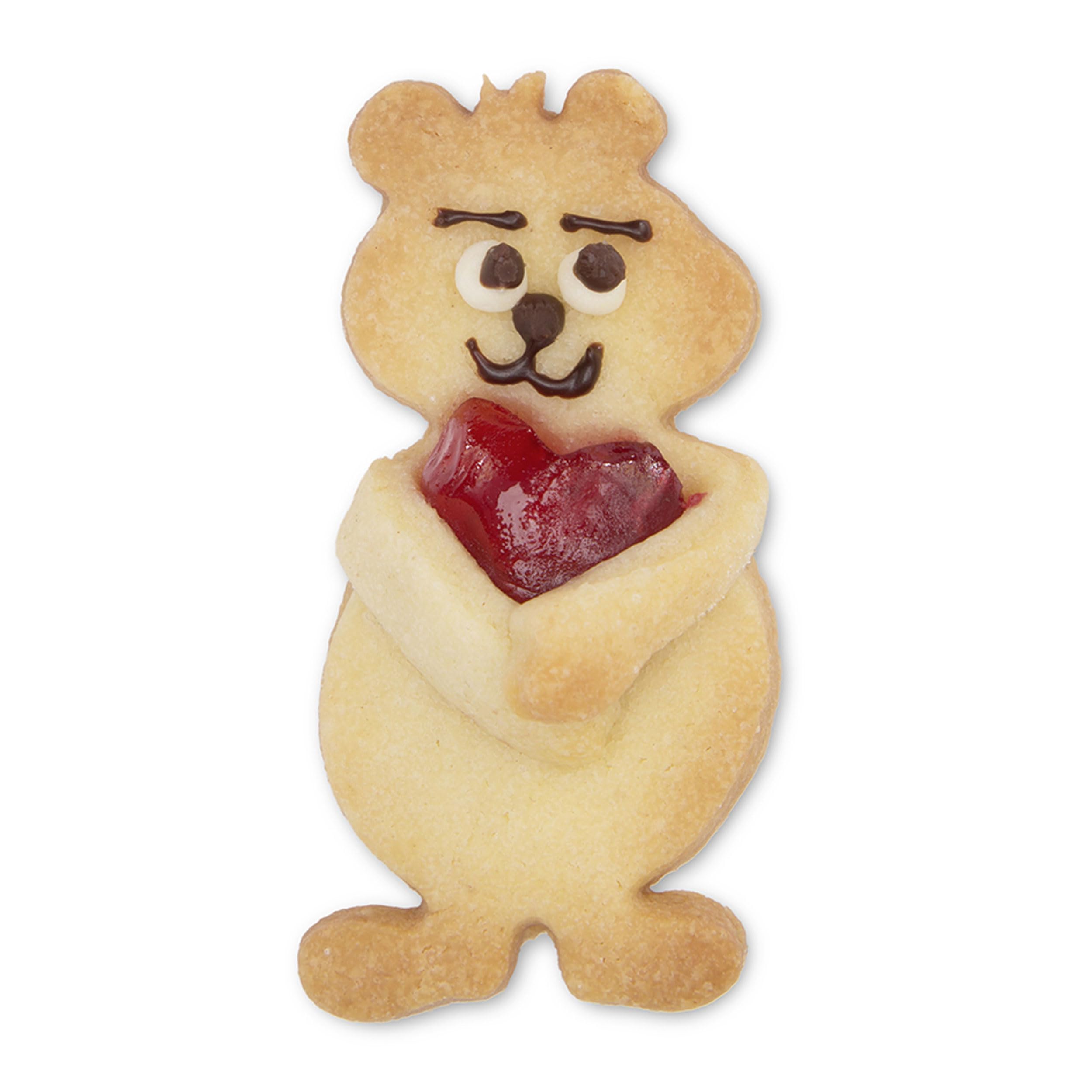 Stampini Per Biscotti A Forma Di Orso – Acciaio Inox 6,5 Cm – Lavabili In Lavastoviglie - 5