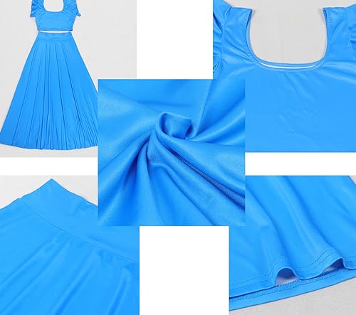 Miniatura 8 de LKOUS Vestido largo hawaiano sexy con cuello en V para mujer, vestido largo hawaiano de color sólido, vestido largo para vacaciones