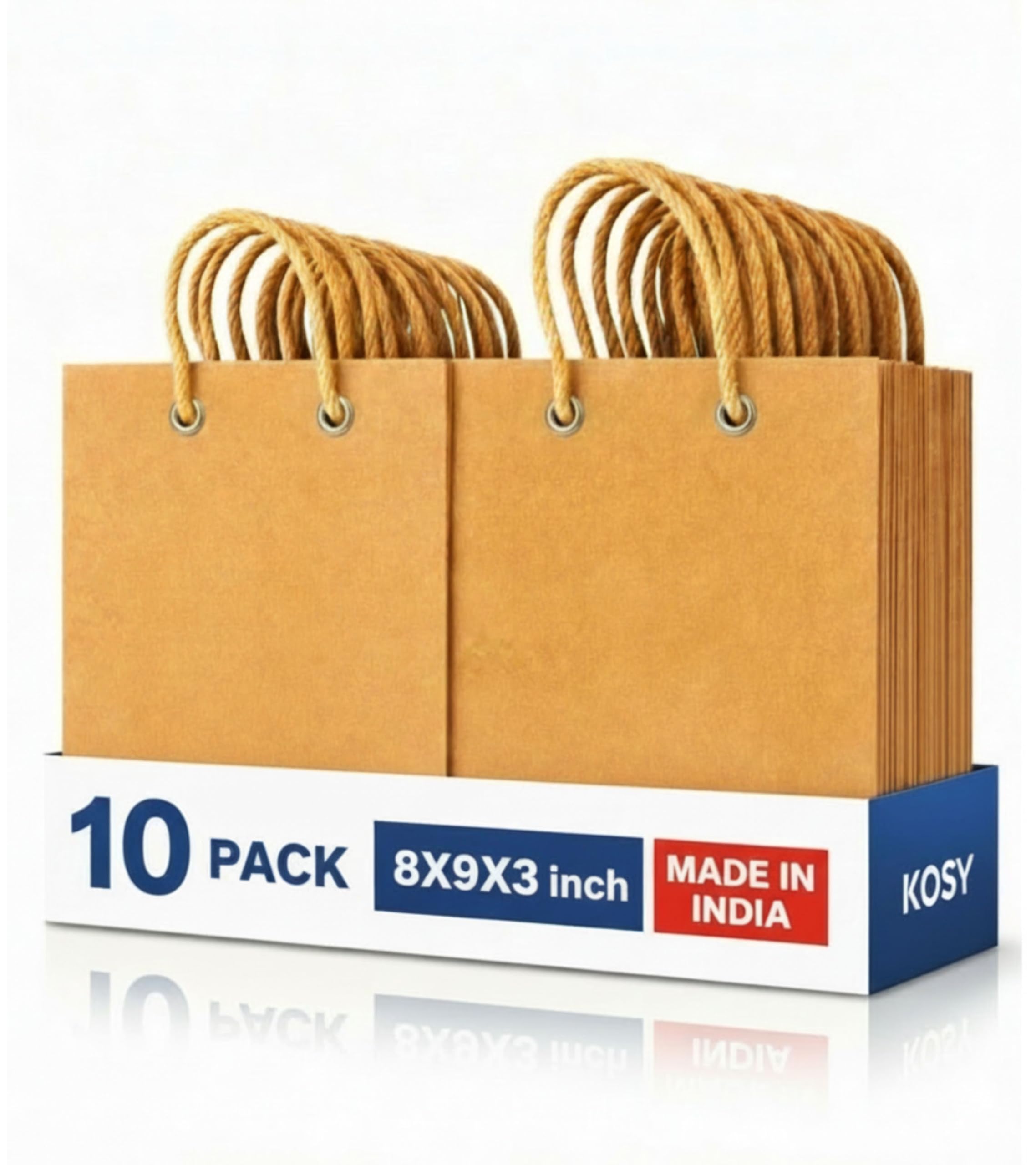 Large Brown Paper Bags - Pack of 50 -12 Large Brown Paper Bags - Pack of 50 -12