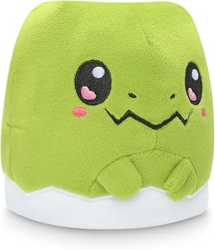 TeeTurtle Reversible Dinosaur Egg & T-Rex 4 Inch Flip Plushie
