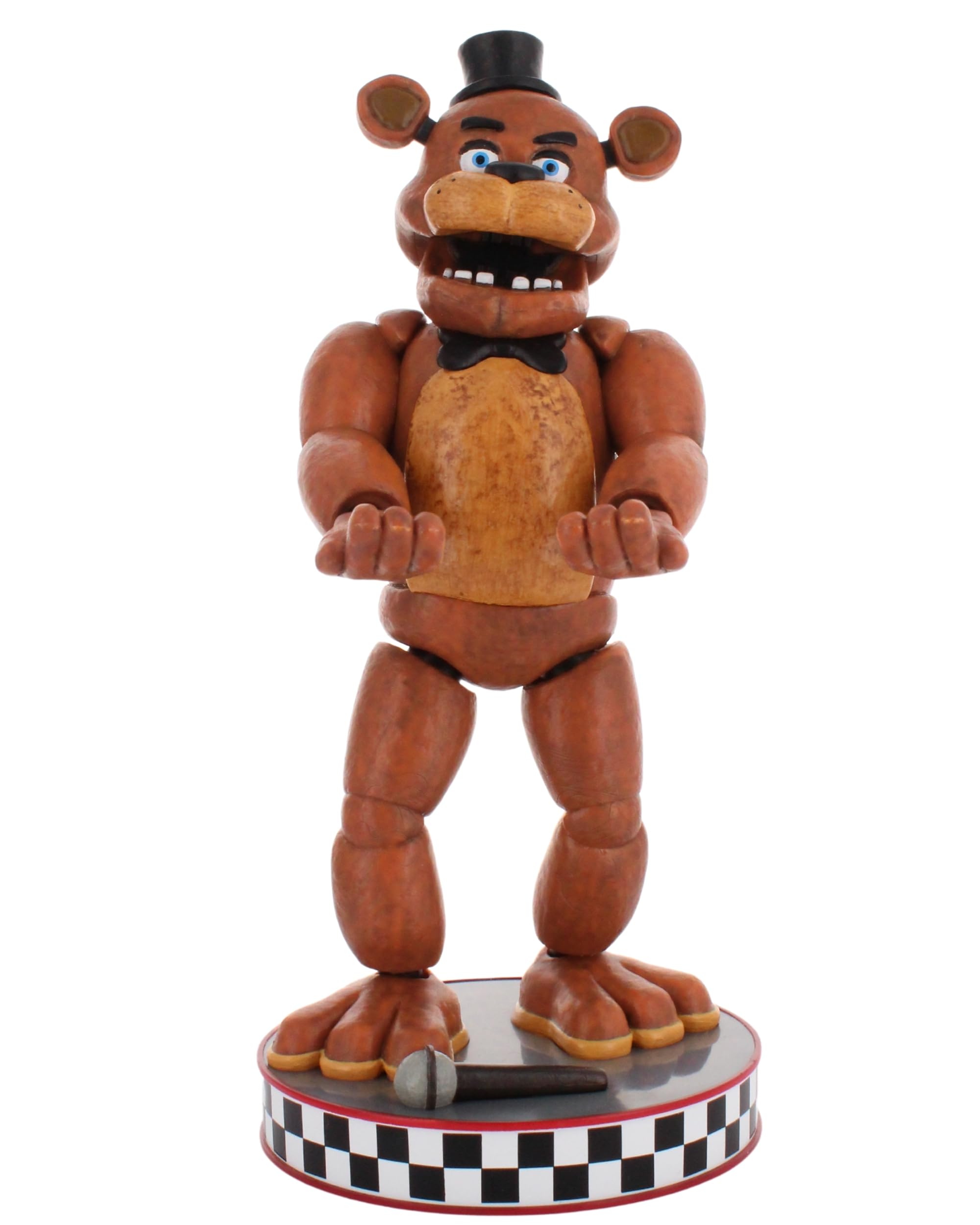 Cableguys Five Nights At Freddy'S Freddy Soporte Mando y Movil - Figuras Soporte para movil y Mando, Compatible con Xbox, PlayStation y la mayoría de mandos estándar, Accesorios Escritorio Gaming
