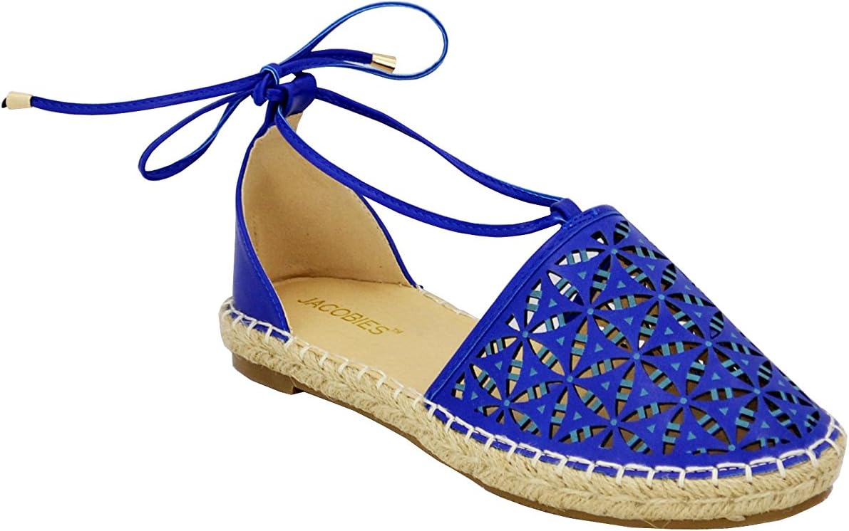 Jacobies Women's Perforated Espadrille Sandal