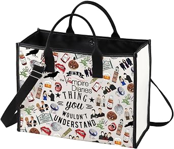 BWWKTOP Vampire Merch tote bag The Diaries Fans Gift Its A Vampire Thing Vampire Crossbody Shoulder Bag