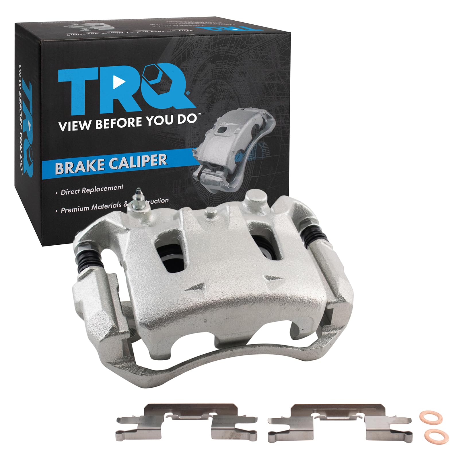 TRQ Front Right Brake Caliper w/Bracket Passenger Side