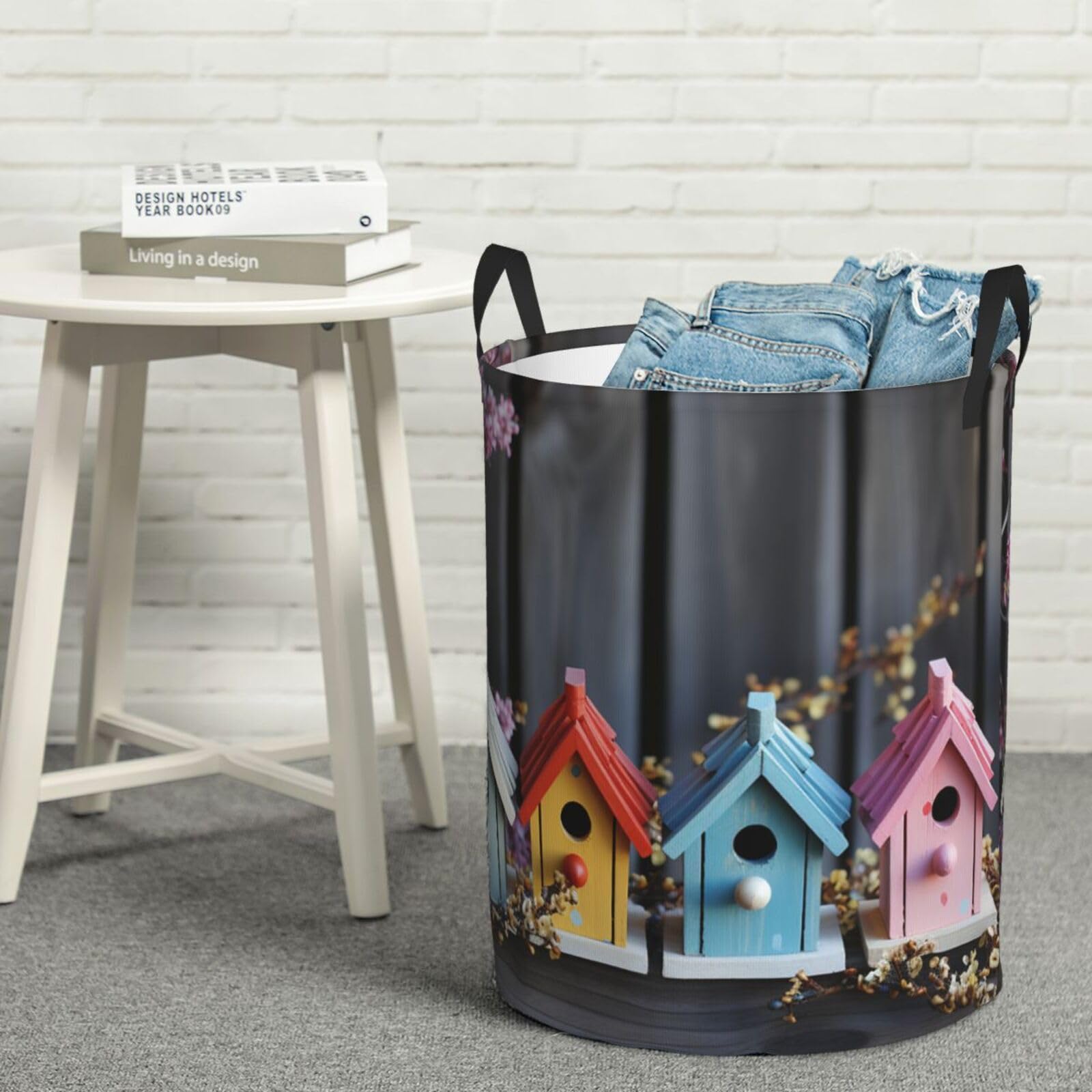 Panier à linge autonome pliable et imperméable avec poignées solides taille M