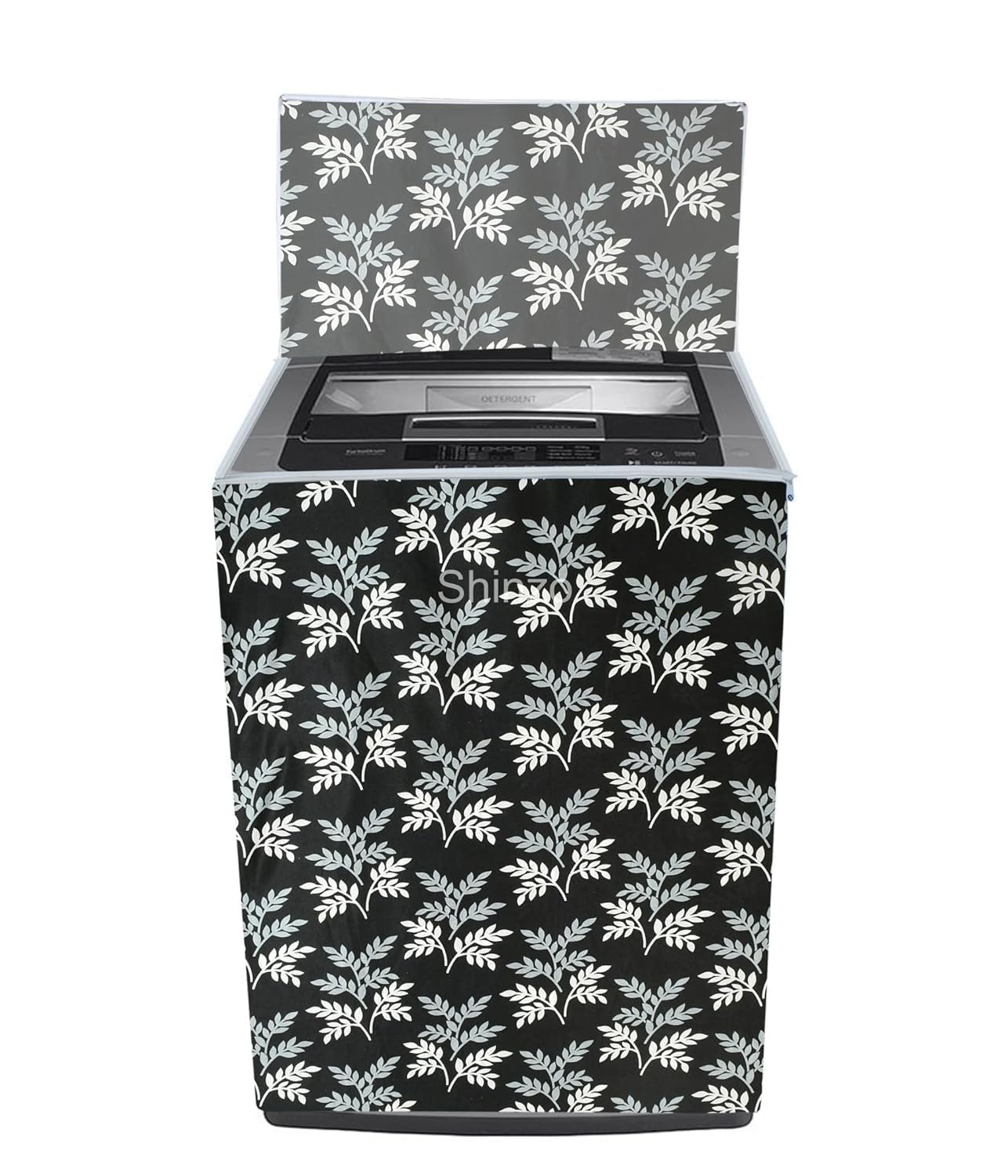 WOAH Polyester Top Load Fully Autometic Washing Machine Cover Compatible With Ifb Samsung Bosch Whirlpool Haier Lg And All Brand Universal Size 7Kg|7.5Kg|8Kg (Black Jhad)_AB (B0D571G1JK) Amazon Price History, Amazon Price Tracker