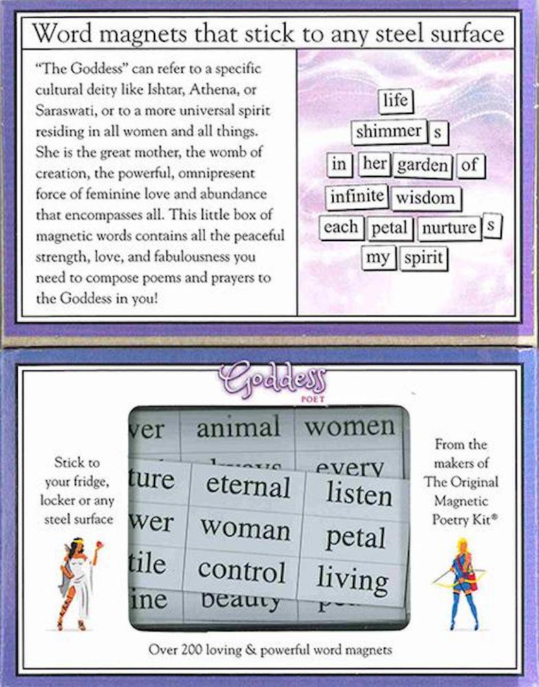 Magnetic Poetry - Goddess Poet Kit - Words for Refrigerator - Write Poems and Letters on The Fridge - Made in The USA - Image 2