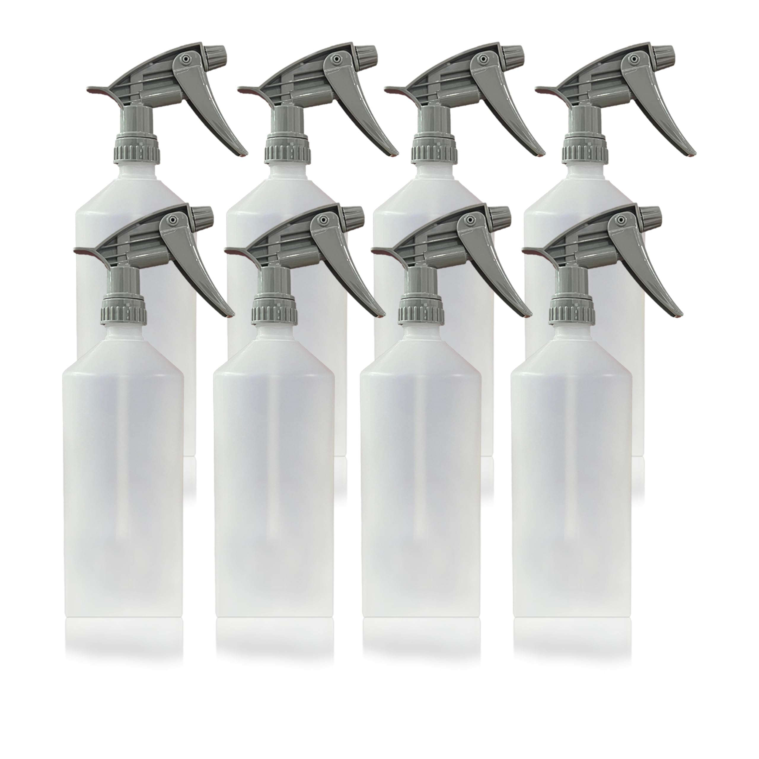 FILO Trigger Spray Bottles 8X 1L Chemical Resistant - Heavy Duty Garden & Car Cleaning Set |Reusable, Plant Mist Spritzer for Detailing, Plastic Handheld & Industrial Use. (PACK OF 8)