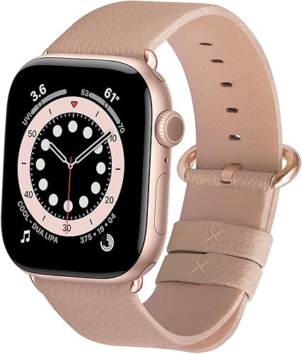Fullmosa - Correa compatible con Apple Watch (38 mm, 40 mm, 42 mm, 44 mm), de piel, compatible con Apple Watch SE y Series 6, 5, 4, 3, 2 y 1