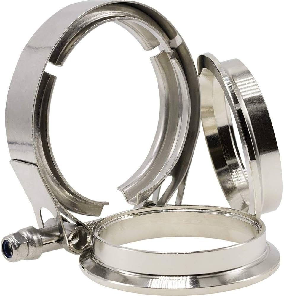 ワンズアップ3袋 Amazon.co.jp: 3インチ Vバンドクランプ CNC ステンレススチール