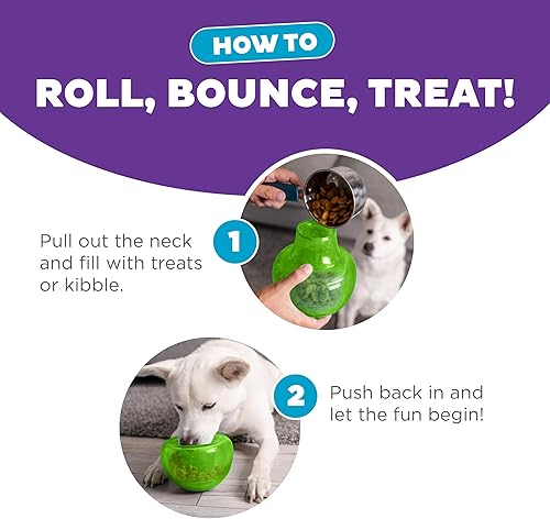 Miniatura 5 de Outward Hound Juguete Interactivo Dispensador de Premios Snoop Grande para Perros, Pelota Rompecabezas Alimentador Lento para Perros Medianos a