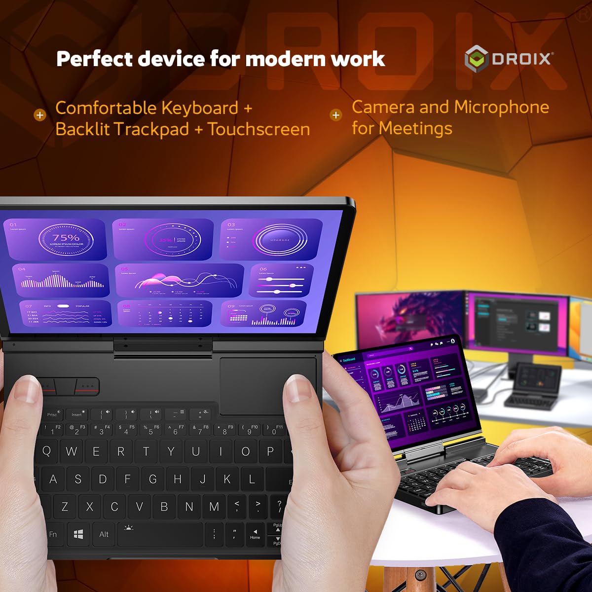 GPD Pocket 4: Mini laptop z AMD Ryzen 7 8840U, Radeon 780M