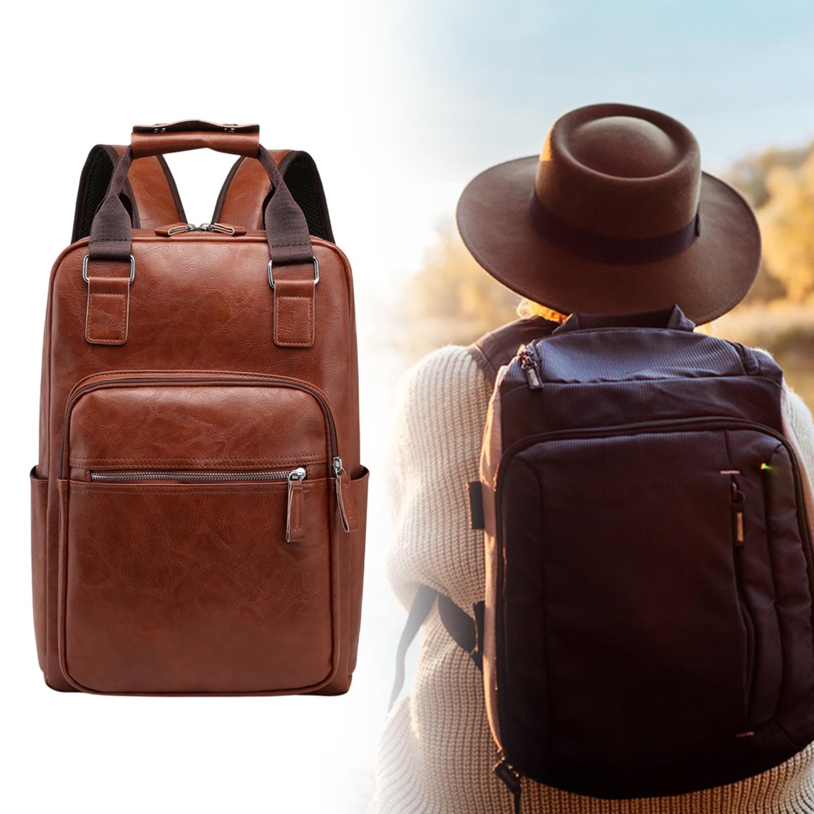 Colaxi Drum Sticks Bag Stylish Men Drum Bag Large Capacity Mallet Drumstick Storage Case Drumstick Holder Gift for Drummers, light brown