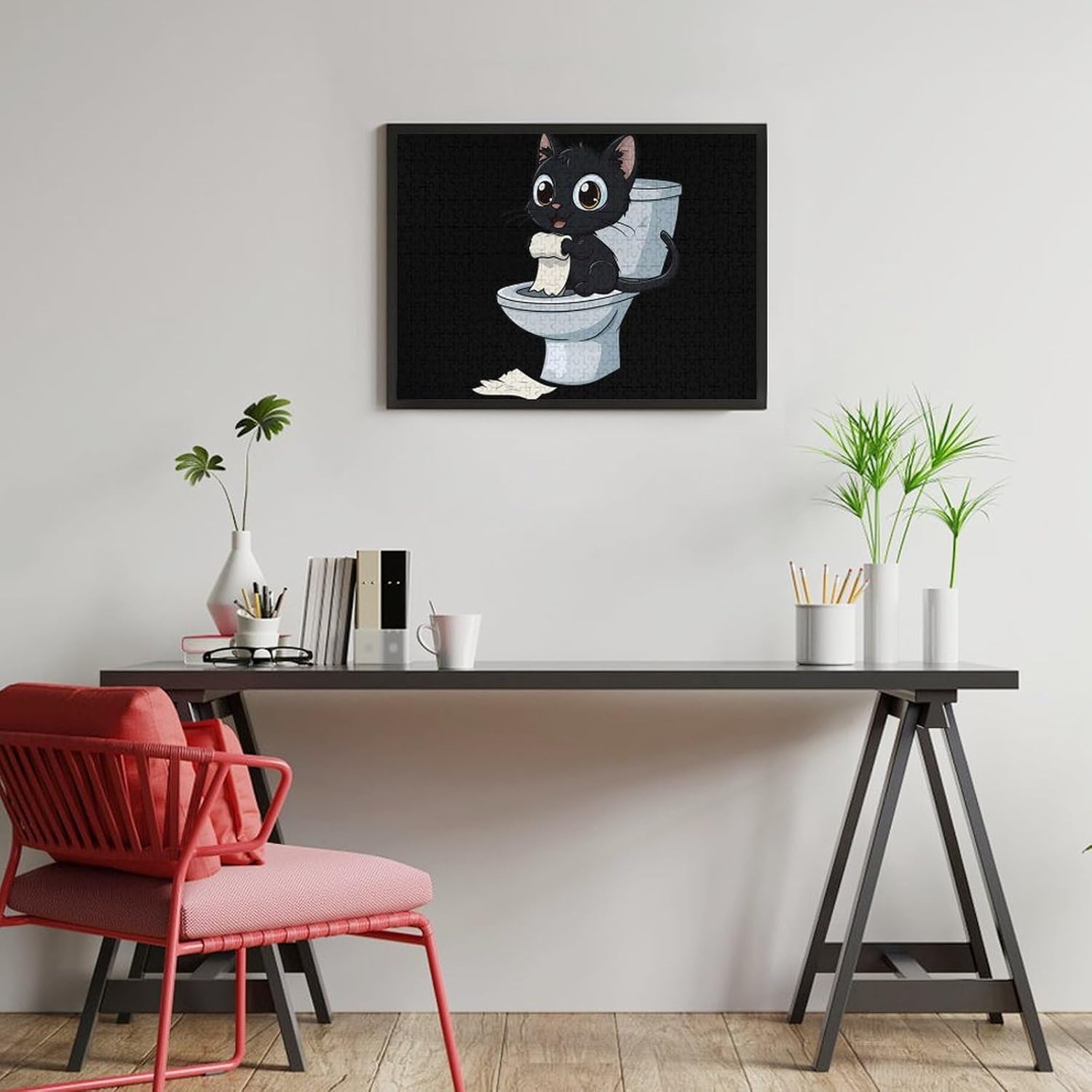 Cat Please Wood Puzzle Challenging Jigsaw Puzzles for Women Men