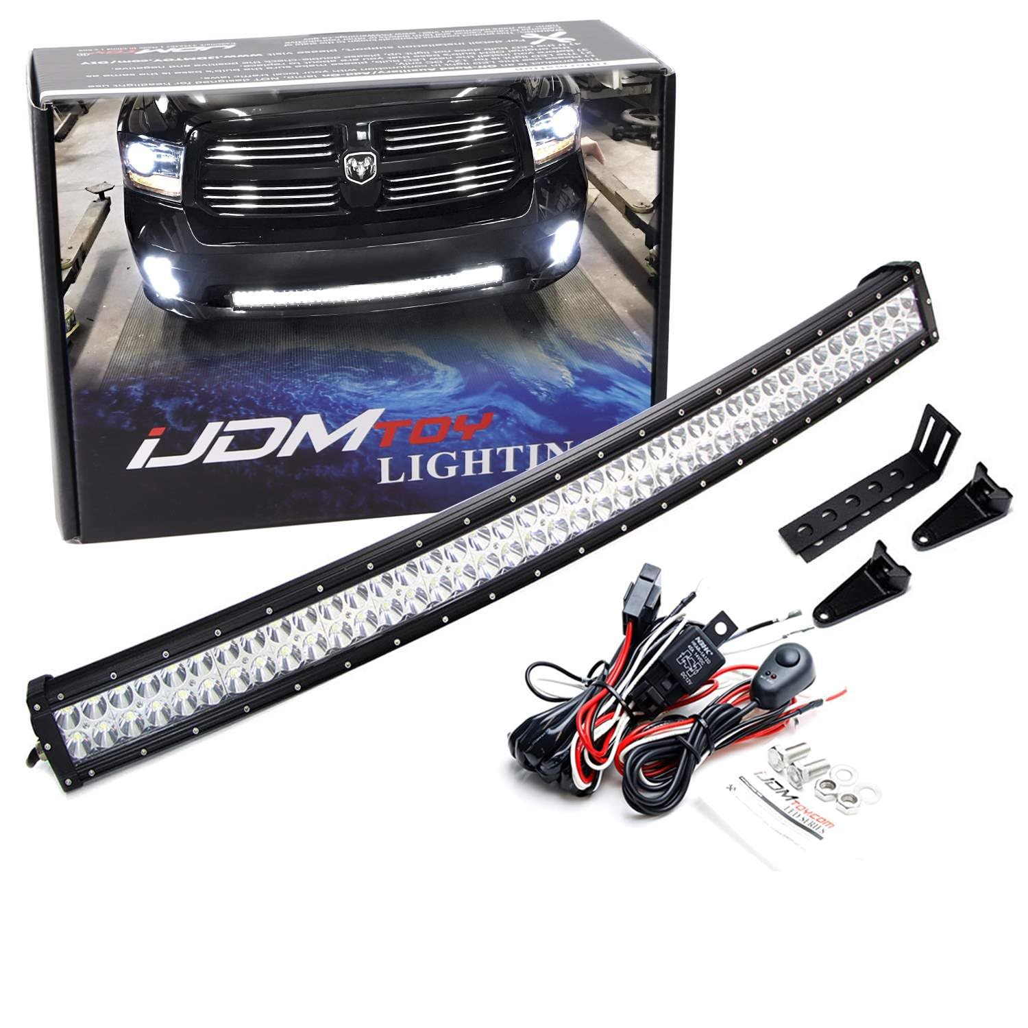 ライトバー 4本 Amazon.co.jp: iJDMTOY ローワーグリルマウント 40インチ LEDライト