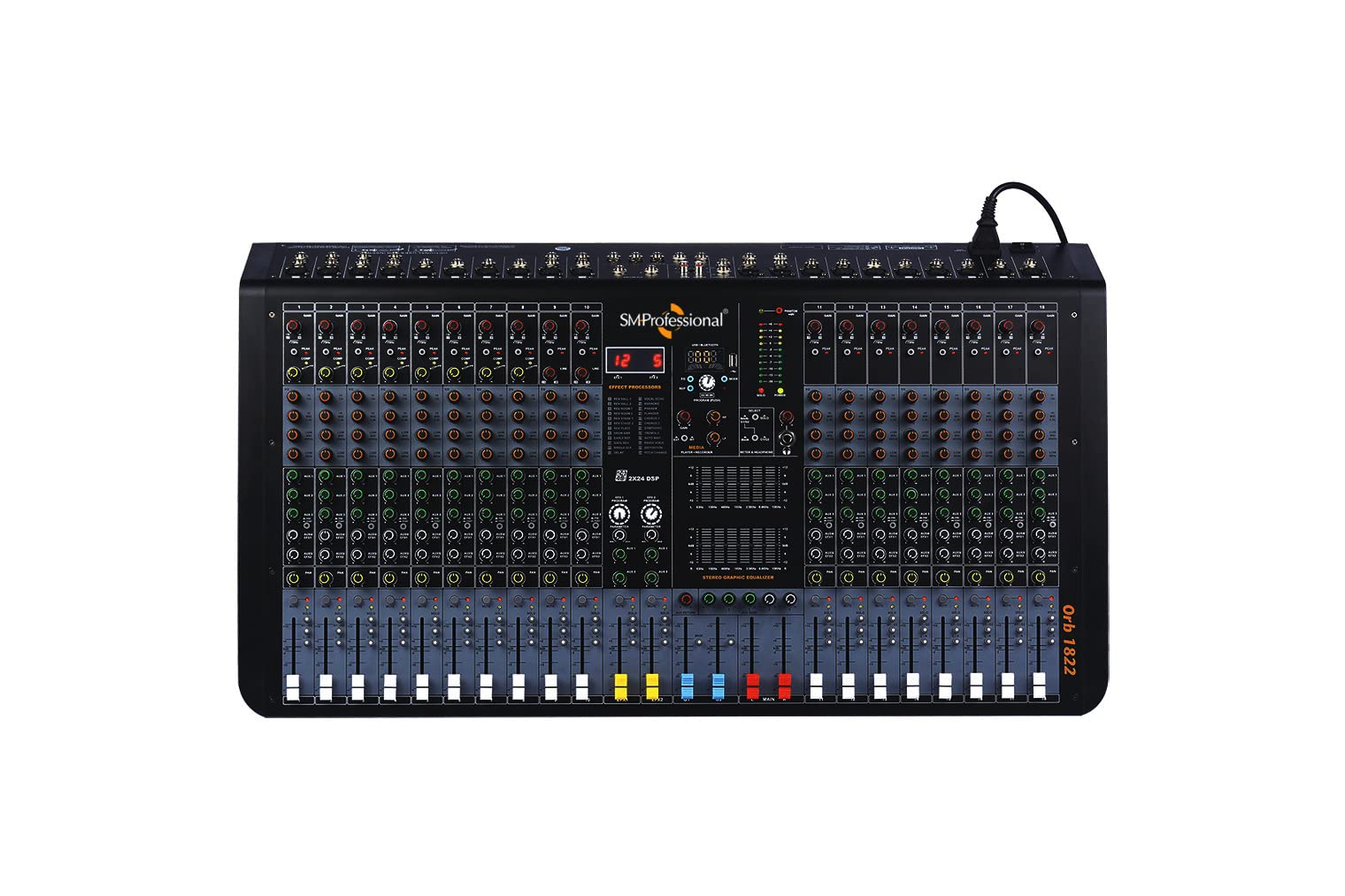 ORB -1822 Studiomaster 18 mic / 20 line channel DJ mixer with One
