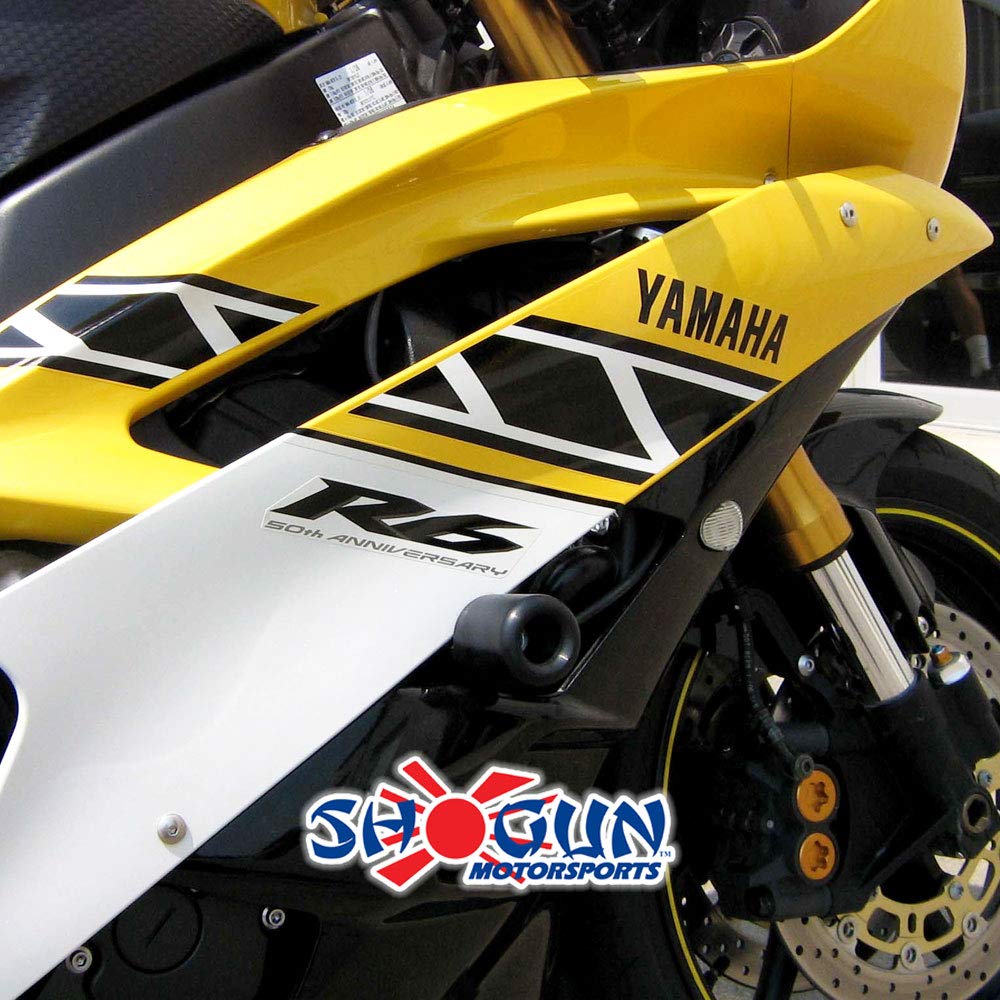 2020 R6 Frame Sliders R6 Frame Sliders SHOGUN PR/PA2 FRAME SLIDERS NO CUT YAMAHA 715 6229