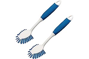 PHYEX Dish Brush with Handle (2-Pack) - The Ultimate Kitchen Cleaning Companion
