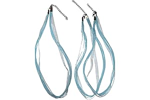 Linpeng Blue Necklace Silk Cotton Cords For Pendants And Charms