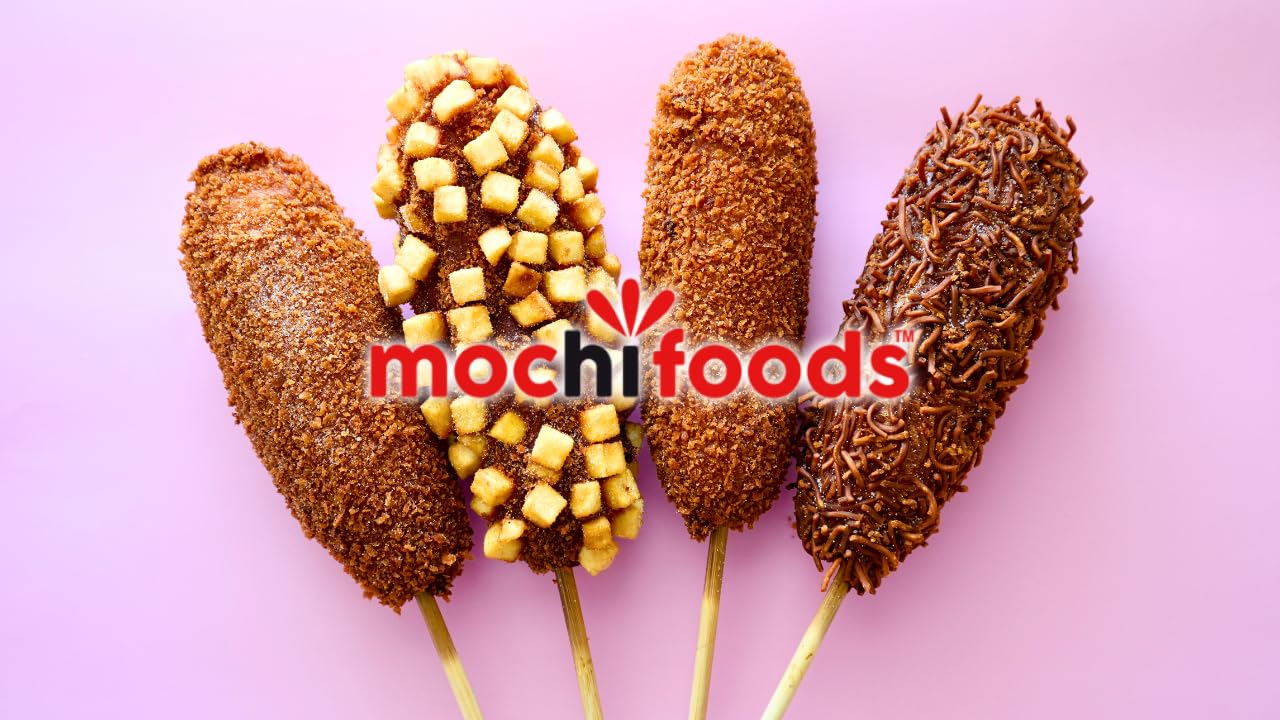 Original Mochi Corn Dog Mix - 4.5lbs - Crispy Chewy Fried Dough, Add Water, Cheese, Potatoes
