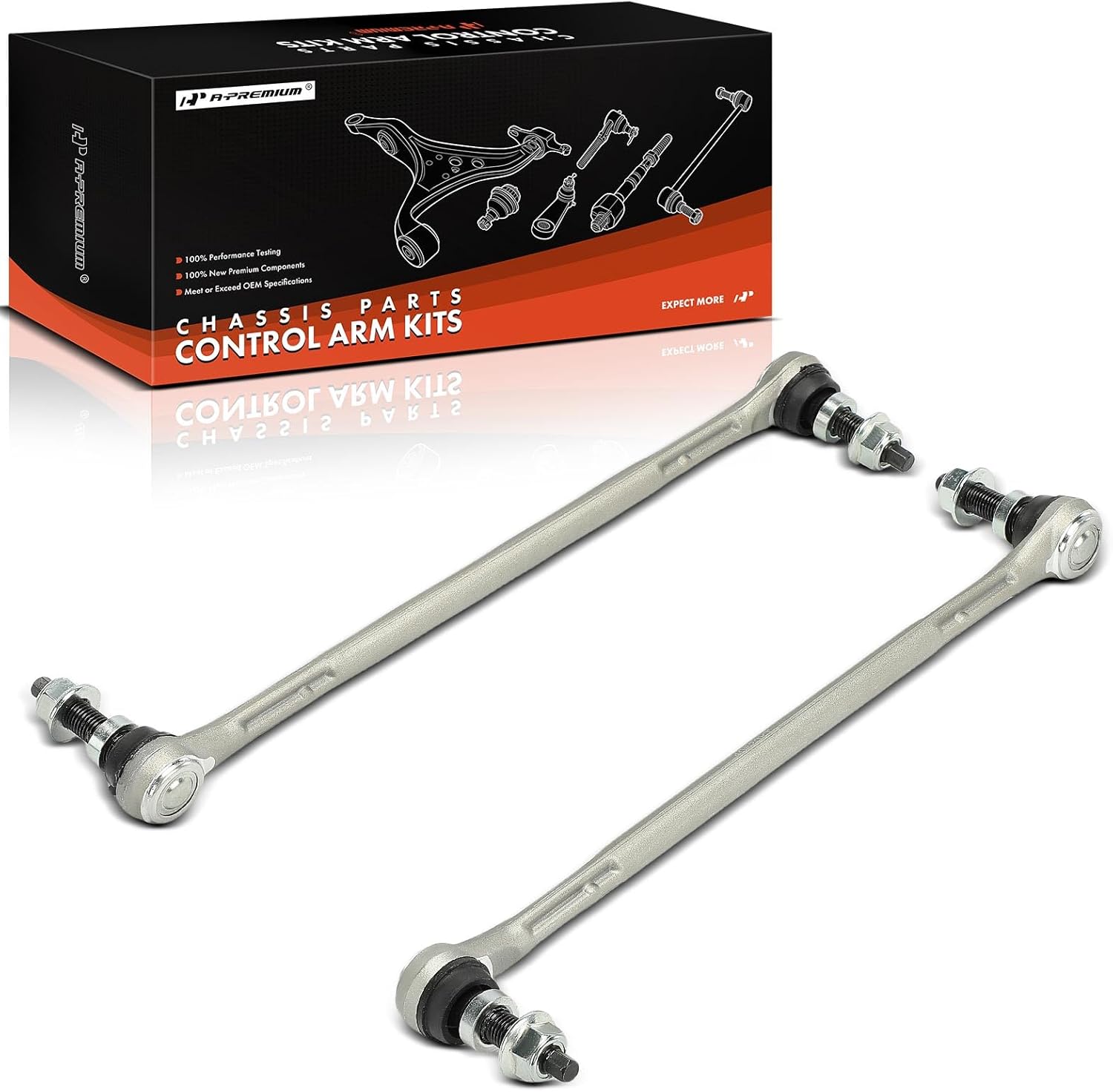 A-Premium 2 x Front Sway Bar Links Stabilizer Bar Links, Compatible with Mercedes-Benz CLA250 2014-2019, CLA45 AMG 2014-2019, GLA250 2015-2020, GLA45 AMG 2015-2019, B Electric Drive, B250, B250e