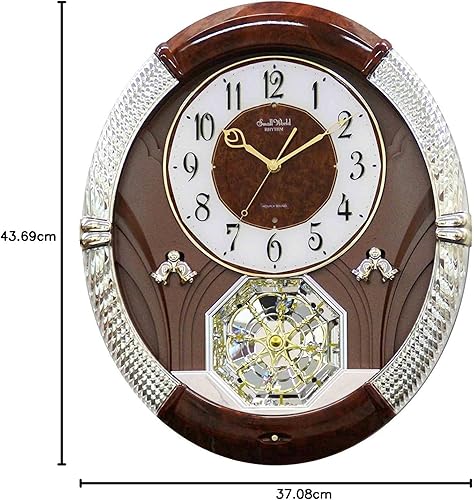 Miniatura 4 de Rhythm Clocks Reloj de movimiento musical Precious Angels