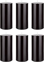 Vista 20 de Mega Candles 3 velas redondas blancas sin perfume, velas de cera de alta calidad vertidas a mano de 3 x 6 pulgadas, decoración del hogar