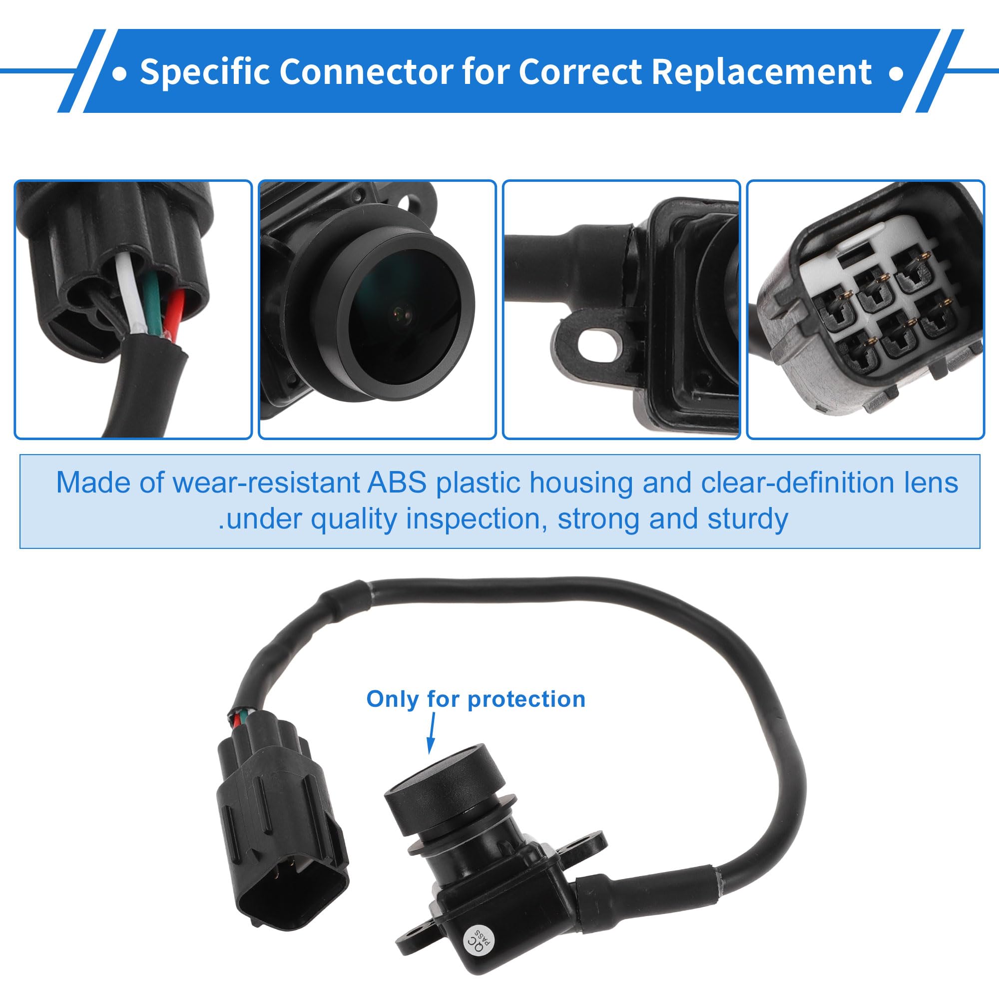 1 Pz Telecamera Posteriore per Jeep Grand Cherokee 2011-2013 per Dodge Durango 2011-2013 Telecamera di Assistenza al Parcheggio Targa Telecamera di Backup Telecamera di Retromarcia