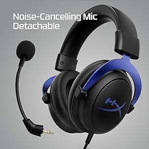 HyperX Cloud - Gaming Headset, Memory Foam Comfort, Noise-Cancelling mic, Durable Aluminum Frame.