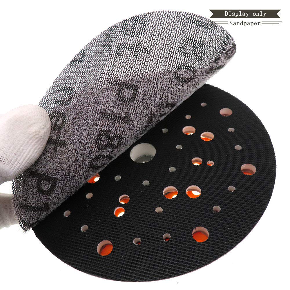 almohadillas de malla autoadherentes, Disco de lijado de malla de 6 pulgadas, sin polvo, antibloqueo, con gancho y bucle, papel de lija de 150 mm, grano 80-320, óxido de aluminio for pulir madera de a