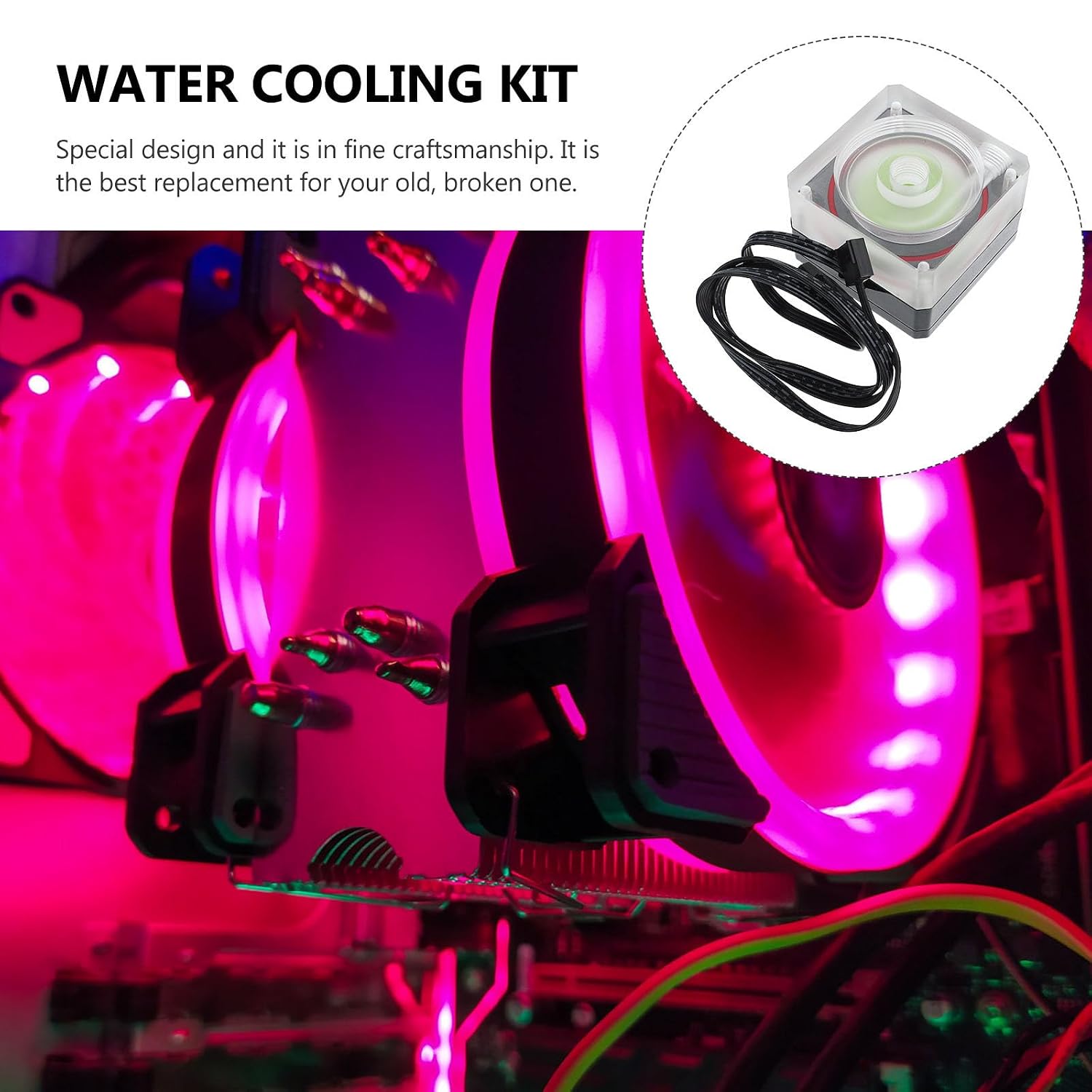 Water Cooling Pump for PC Pwm Speed Control, G1/4 Thread