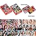 AntaQuyaN 5 Pack/150 Pcs ITZY Lomo Card Kpop Photocards Greeting Card with Postcards, black