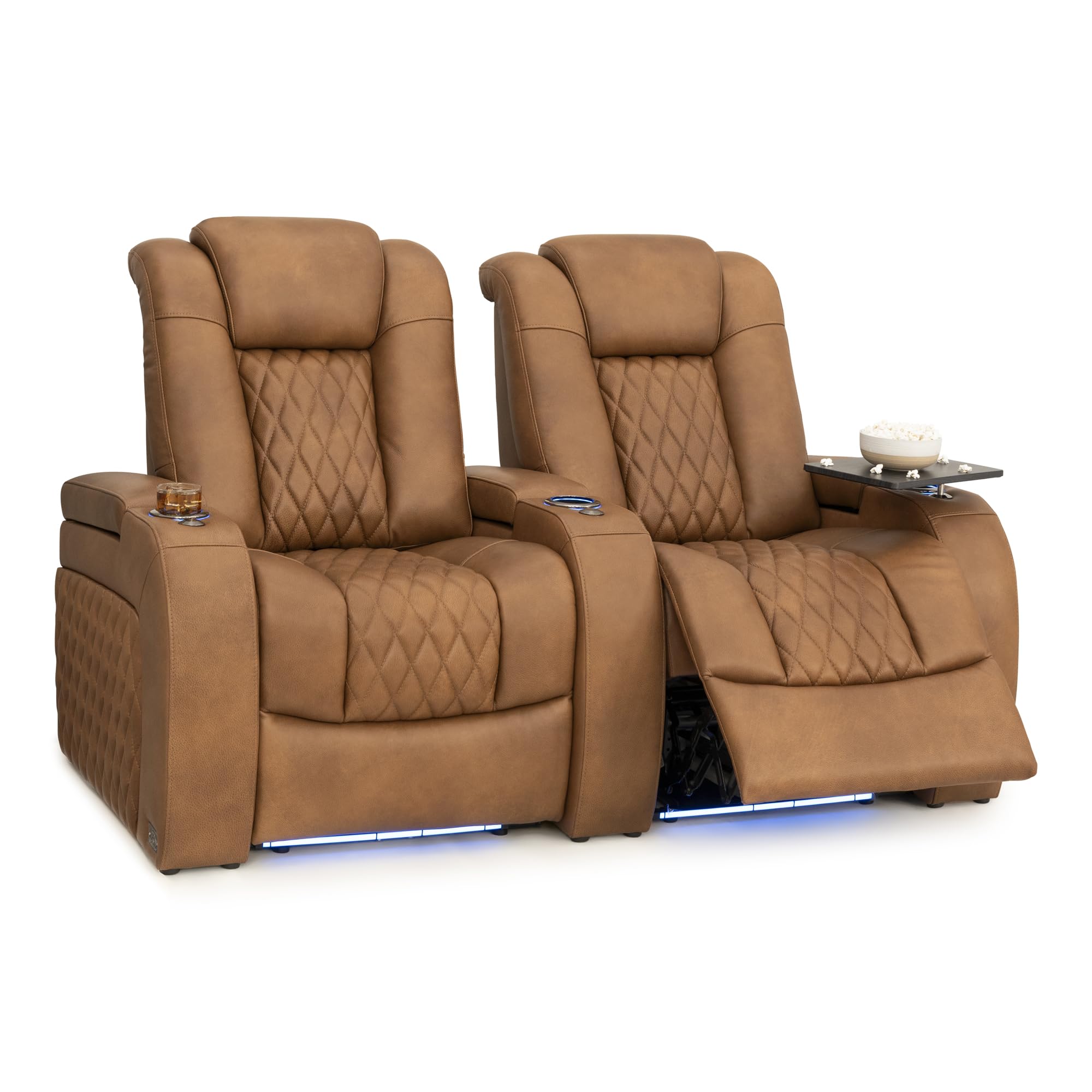 Seatcraft Diamante Home Theater Seating Tawny Row of 2