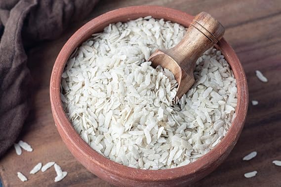 Saras Poha (Flattened Rice) – 800g | Ideal for Poha, Chivda, Snacks & Traditional Recipes | Quick Cooking & Easy to Digest |Light & Wholesome | Authentic Indian Staple (Medium)