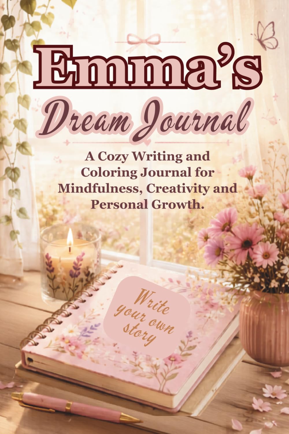 Emma's Gentle Reflections Journal: Writing Prompts, Coloring Pages and Creative Reflection Space for Girls