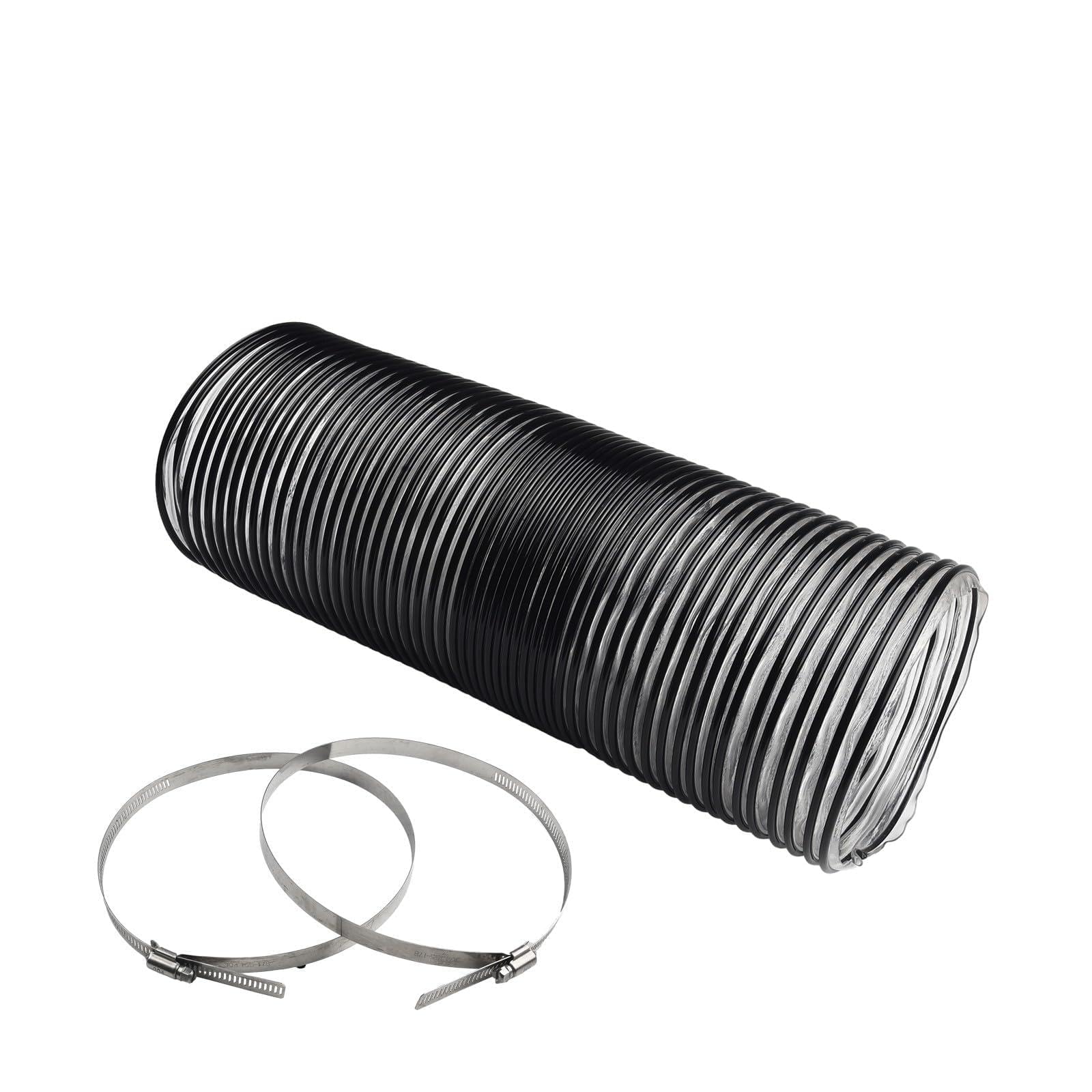 Kit de extensión de manguera de vacío Chipper para Agri-Fab 65640, manguera de repuesto de metal de 6 x 3.5 pulgadas, compatible con OEM